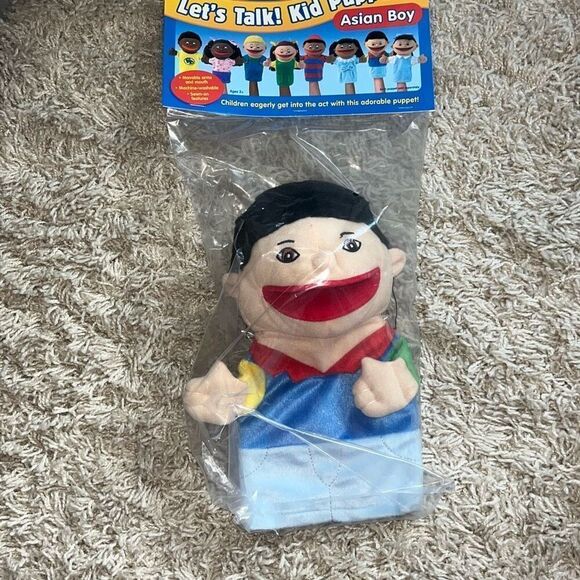 New Lakeshore Let's Talk Kid Hand Puppet Classroom Learning Lot of 6 - Picture 3 of 9